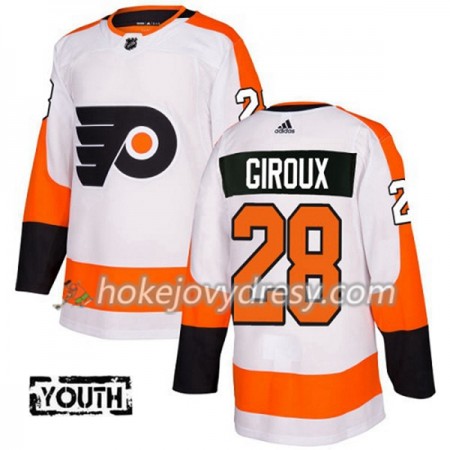 Dětské Hokejový Dres Philadelphia Flyers Claude Giroux 28 Bílá 2017-2018 Adidas Authentic